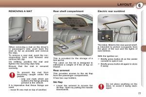Peugeot-607-owners-manual page 86 min
