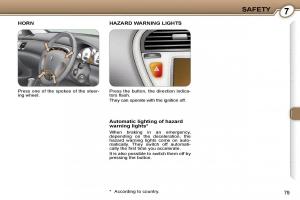 Peugeot-607-owners-manual page 88 min