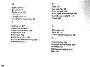 Mitsubishi-Pajero-II-2-owners-manual page 328 min