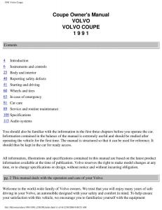 Volvo-Coupe-owners-manual page 168 min