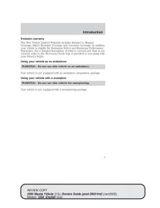 Mazda-Tribute-owners-manual page 7 min