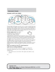 Mazda-Tribute-owners-manual page 14 min