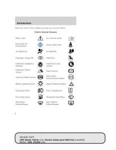 Mazda-Tribute-owners-manual page 8 min