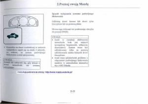 manual--Mazda-626-V-instrukcja page 23 min