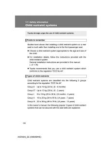 Toyota-Avensis-III-3-owners-manual page 168 min