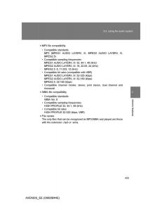 Toyota-Avensis-III-3-owners-manual page 433 min