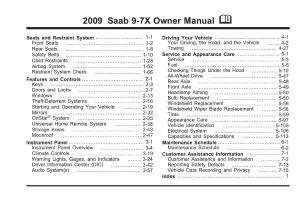 Saab-9-7X-owners-manual page 2 min