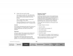 Mercedes-Benz-E-Class-W210-owners-manual page 204 min