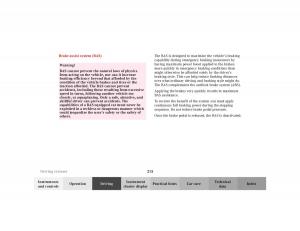 Mercedes-Benz-E-Class-W210-owners-manual page 218 min