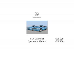 Mercedes-Benz-CLK-Cabrio-W208-owners-manual page 1 min