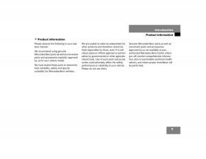 Mercedes-Benz-C-Class-W203-owners-manual page 9 min