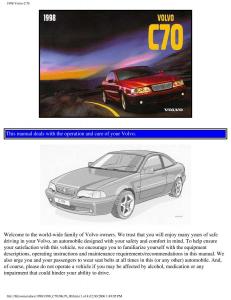 Volvo-C70-NI-N1-owners-manual page 1 min