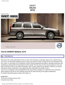 Volvo-XC70-Cross-Country-2007-owners-manual page 1 min