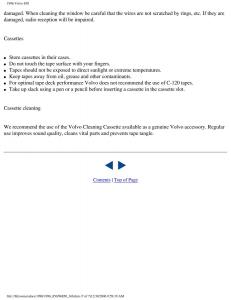 Volvo-850-owners-manual page 99 min