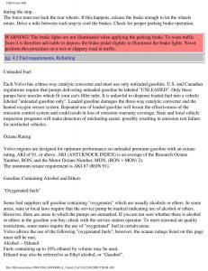 Volvo-940-owners-manual page 108 min
