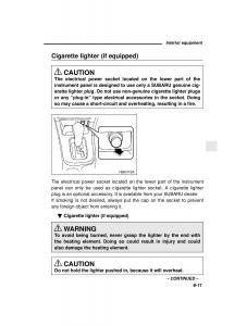 Subaru-Outback-Legacy-owners-manual page 227 min