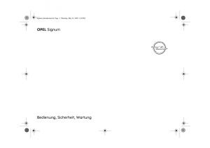 Opel-Signum-C-Vauxhall-Handbuch page 1 min