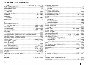 Renault-Clio-III-3-owners-manual page 260 min