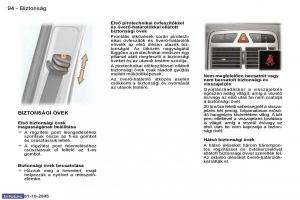 Peugeot-307-Kezelesi-utmutato page 105 min