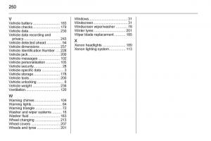 Opel-Corsa-E-owners-manual page 252 min