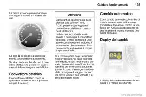 Opel-Zafira-B-manuale-del-proprietario page 136 min