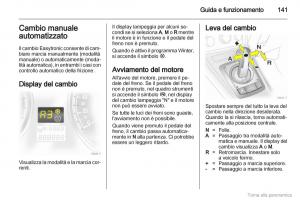 Opel-Zafira-B-manuale-del-proprietario page 142 min