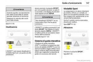 Opel-Zafira-B-manuale-del-proprietario page 148 min