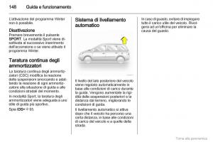 Opel-Zafira-B-manuale-del-proprietario page 149 min