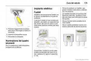 Opel-Zafira-B-manuale-del-proprietario page 176 min