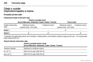 Opel-Zafira-B-navod-k-obsludze page 259 min