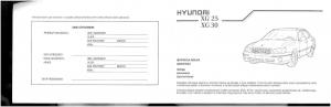 manual--Hyundai-XG25-XG30-instrukcja page 2 min