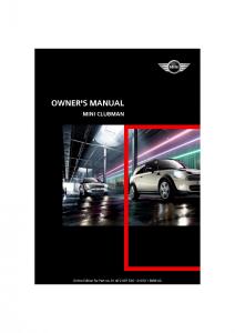 Mini-Clubman-owners-manual page 1 min