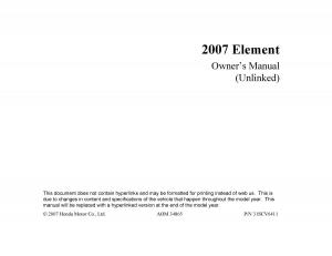Honda-Element-owners-manual page 1 min