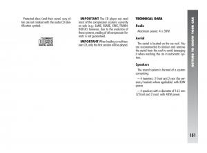 instrukcja-obsługi-Alfa-Romeo-147-Alfa-Romeo-147-owners-manual page 152 min