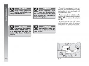 Alfa-Romeo-147-owners-manual page 223 min