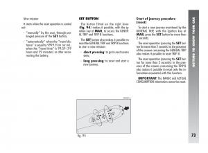 Alfa-Romeo-147-owners-manual page 74 min