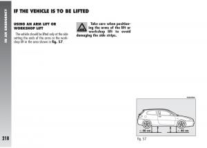 Alfa-Romeo-147-GTA-owners-manual page 219 min