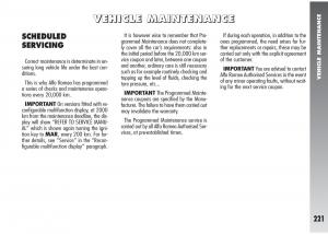 Alfa-Romeo-147-GTA-owners-manual page 222 min
