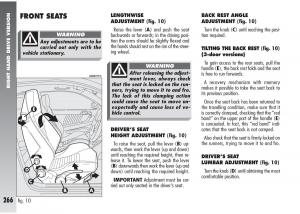 Alfa-Romeo-147-GTA-owners-manual page 267 min