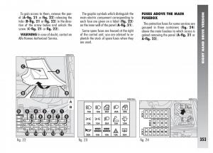 Alfa-Romeo-156-owners-manual page 354 min