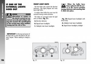 Alfa-Romeo-156-GTA-owners-manual page 187 min
