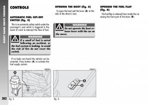 Alfa-Romeo-156-GTA-owners-manual page 303 min