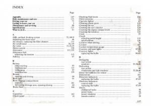 Lancia-Dedra-owners-manual page 159 min
