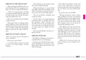 Lancia-Lybra-owners-manual page 168 min