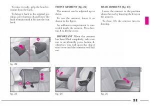 Lancia-Lybra-owners-manual page 32 min