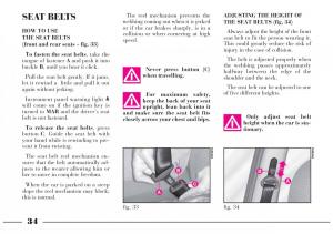 Lancia-Lybra-owners-manual page 35 min