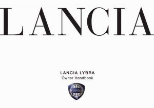 Lancia-Lybra-owners-manual page 1 min