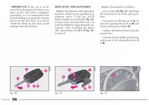 Lancia-Lybra-owners-manual page 27 min