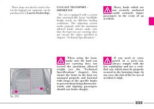 instrukcja-obsługi-Lancia-Thesis-Lancia-Thesis-owners-manual page 234 min