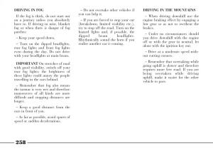 instrukcja-obsługi-Lancia-Thesis-Lancia-Thesis-owners-manual page 259 min